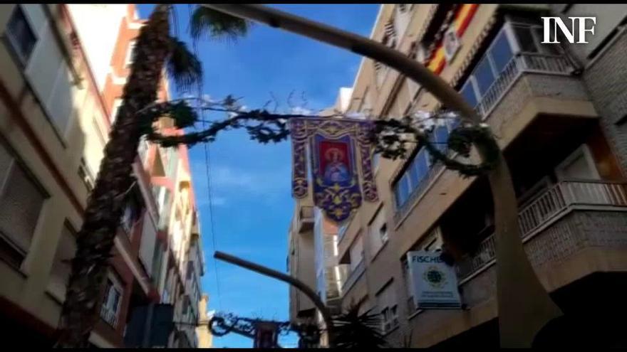 Instalación de alumbrado de fiestas patronales y Navidad en Torrevieja