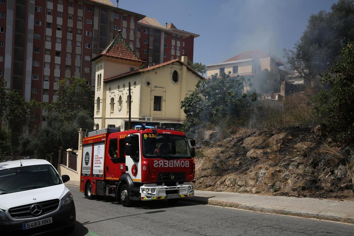 Un incendio altera a los vecinos en Collserola por estar al lado de una residència de ancianos