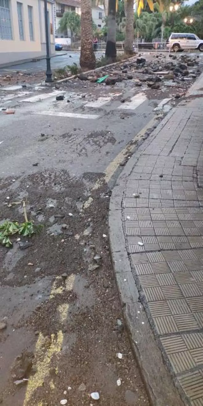 Desperfectos en Garachico tras los efectos del aviso naranja por oleaje, 17/11/18