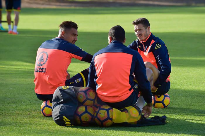 Entrenamiento de la UDLP en Las Burras