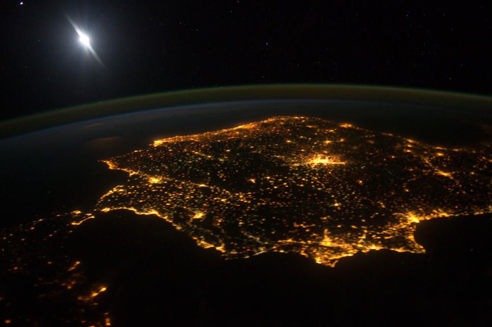 España de noche, 2012.