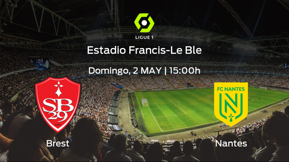 Previa del partido de la jornada 35: Brest contra FC Nantes