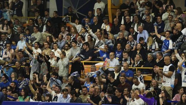 Imagen de la grada en el encuentro liguero entre el Caja Rural CB Zamora - HLA Alicante del pasado curso. | ALBA PRIETO