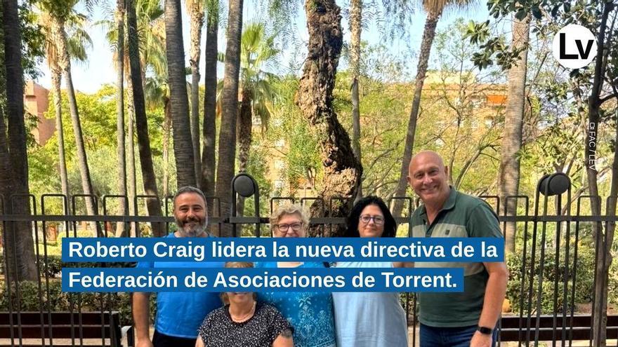 La Federación de Asociaciones Ciudadanas de Torrent renueva su junta directiva con Roberto Craig como presidente