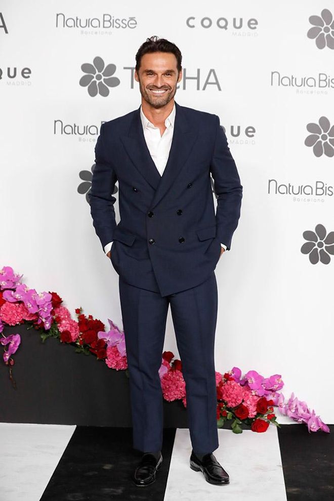 Iván Sánchez en la fiesta aniversario de Tacha Beauty