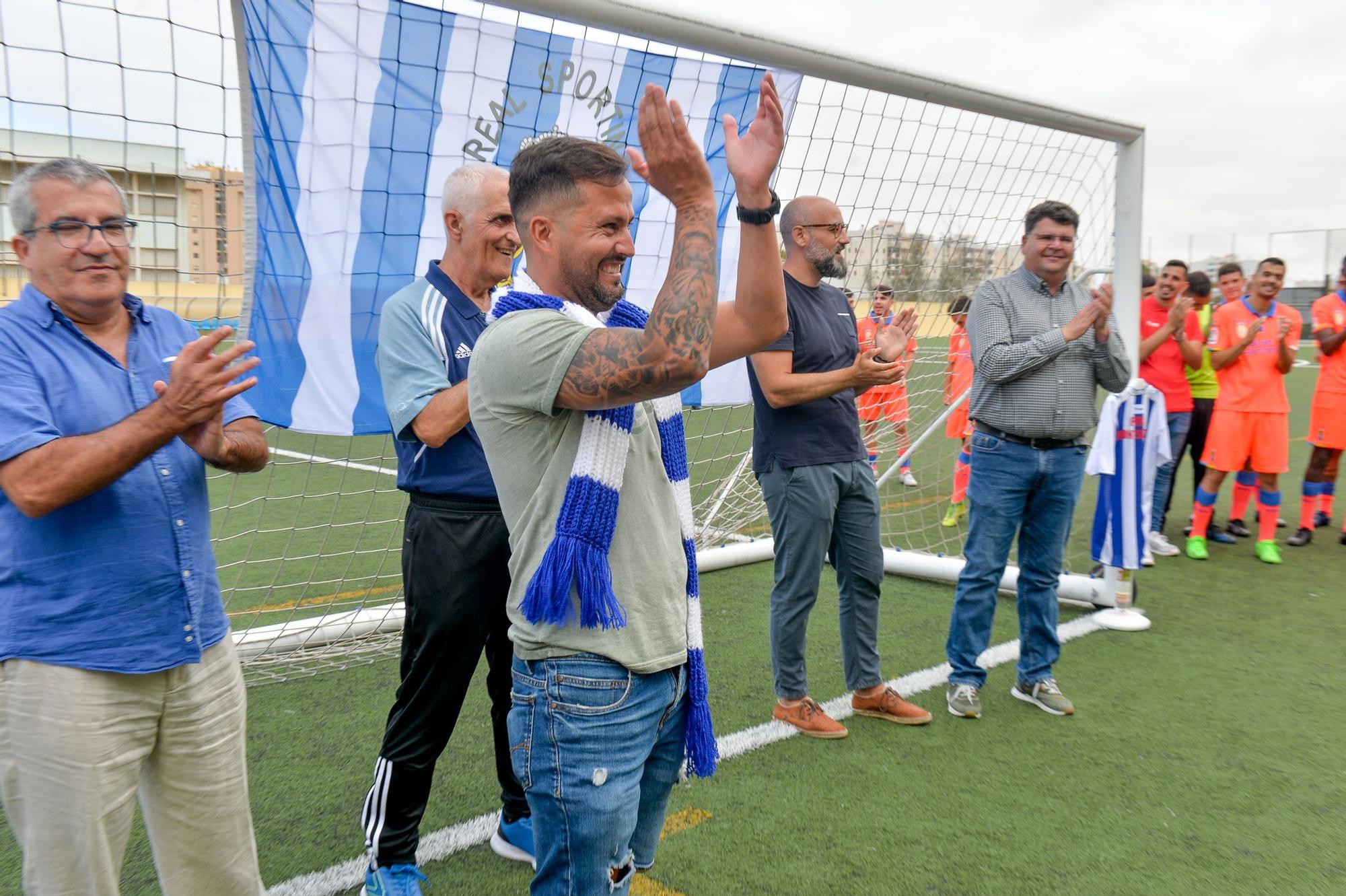 Homenaje al jugador Yeray Espino