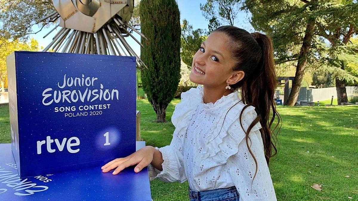 Soleá es la niña de menor edad de todos los participantes en el concurso. | RTVE