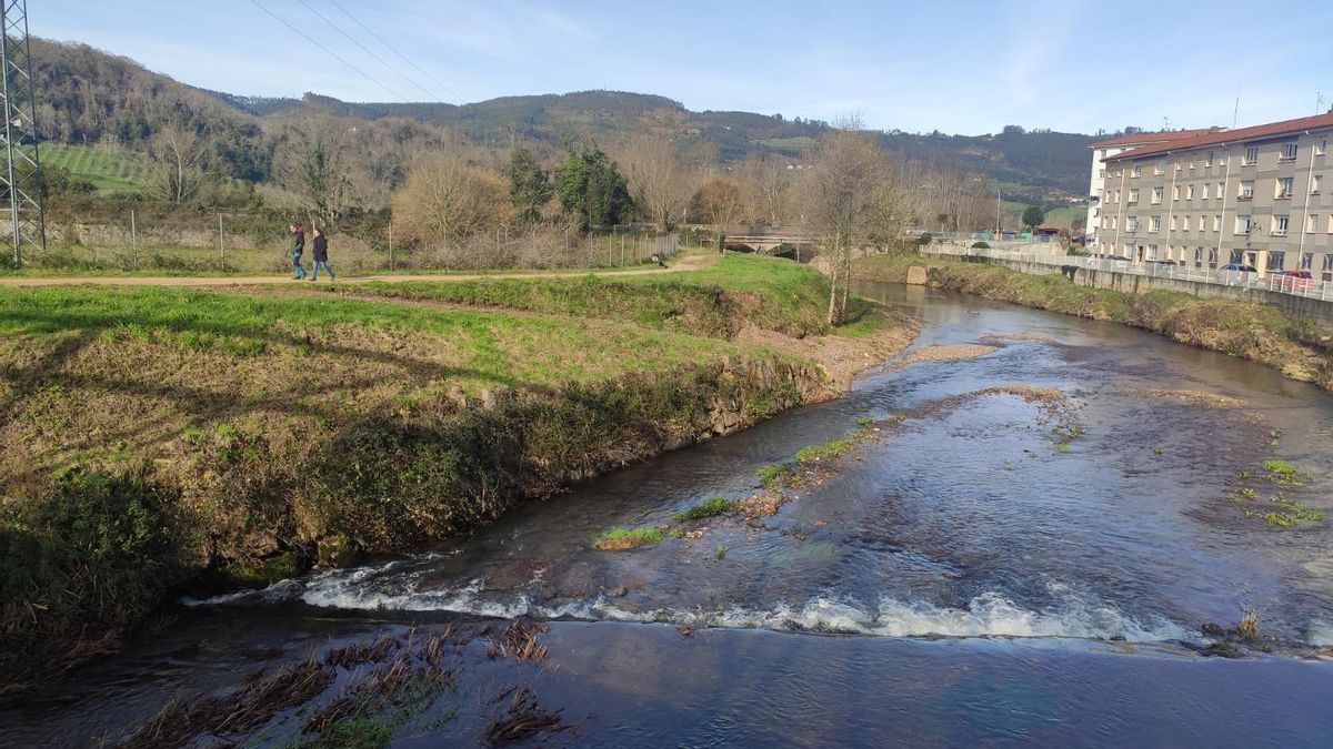 Un tramo del río Linares