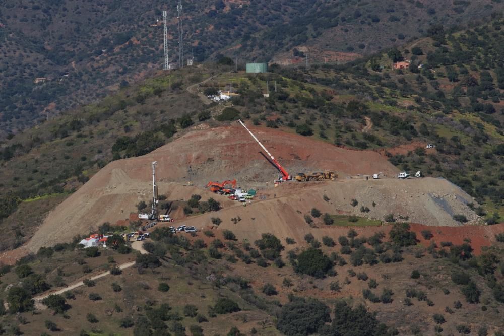 La construcción del túnel de rescate de Julen afronta su última fase