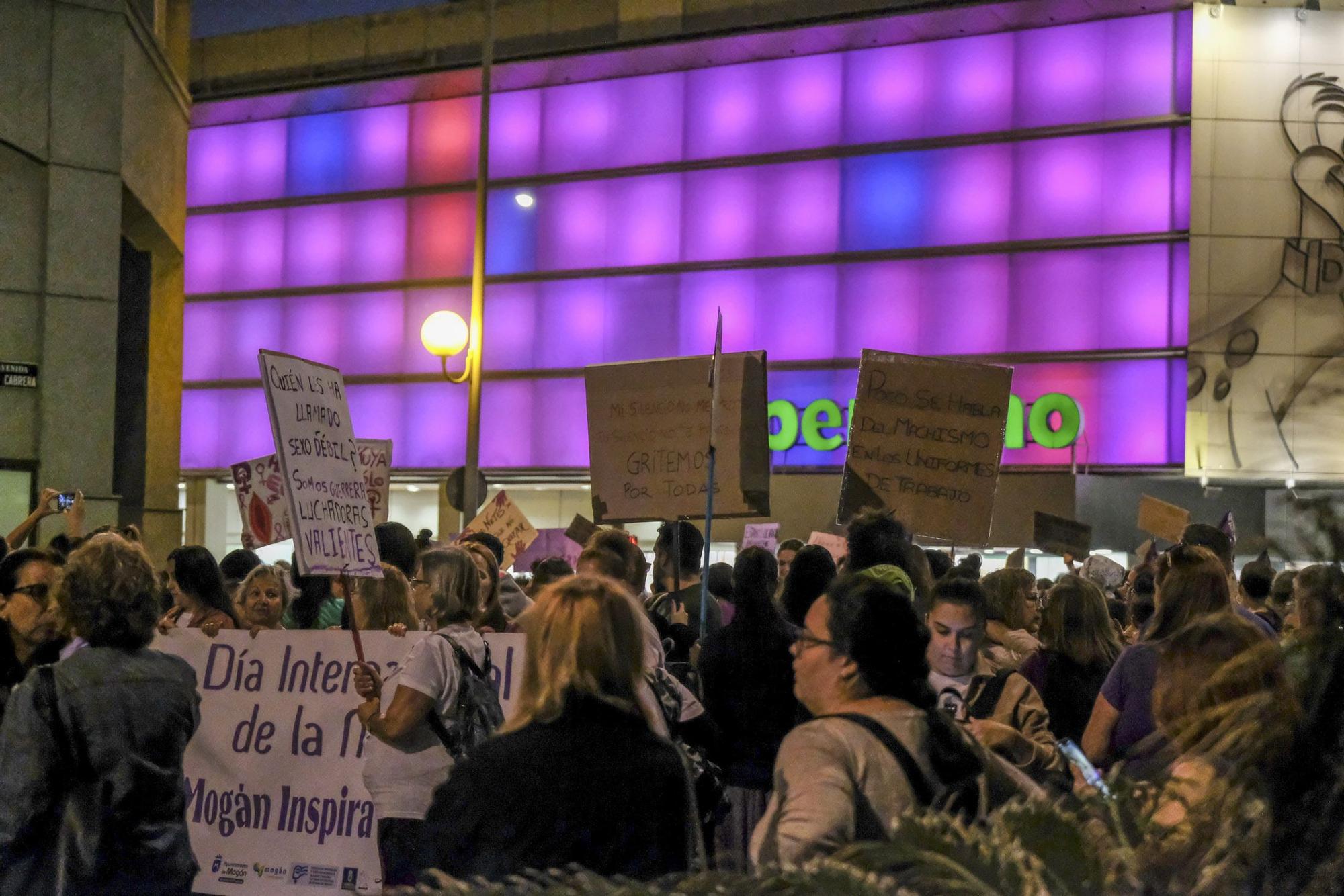 Manifestación por el 8M en Las Palmas de Gran Canaria