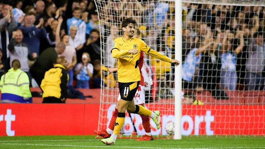 Trincao marcó su primer gol de la temporada en la EFL Cup