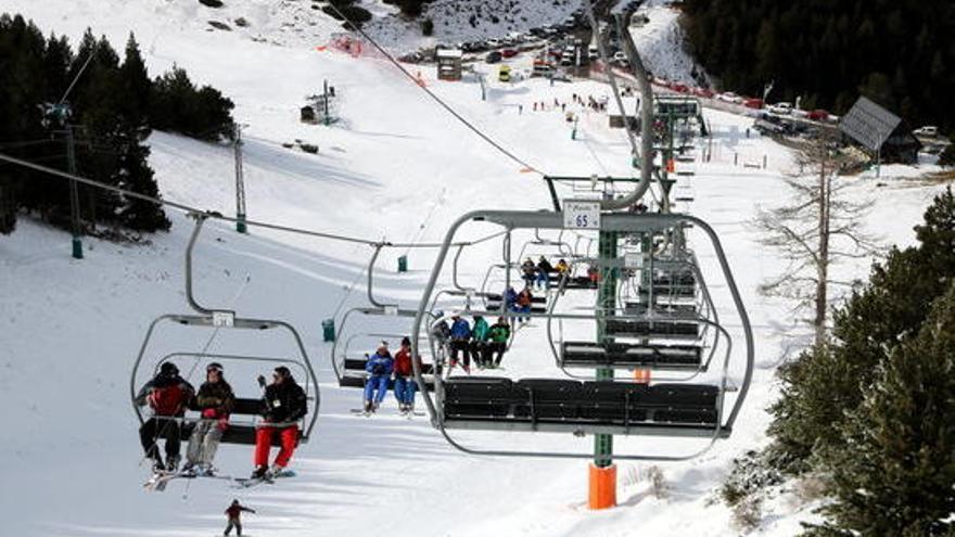 Panoràmica de l&#039;estació de la Masella.