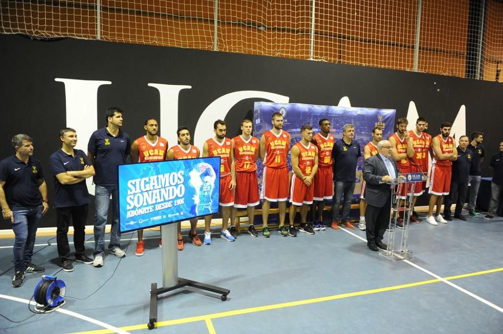 Presentación UCAM CB Murcia