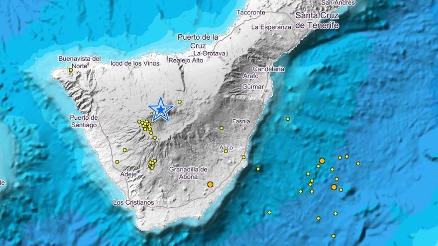 El Teide registra 82 pequeños terremotos en enero