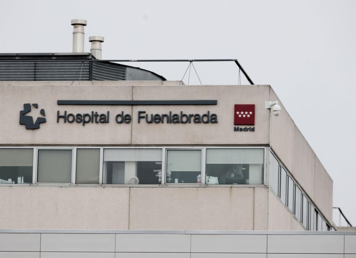 Exterior del Hospital de Fuenlabrada.