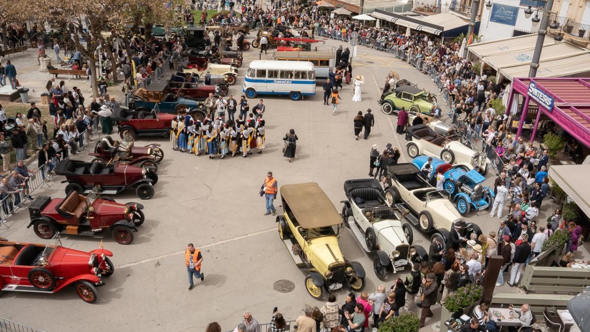 Algunos de los participantes en la 66ª edición del Rally Barcelona-Sitges