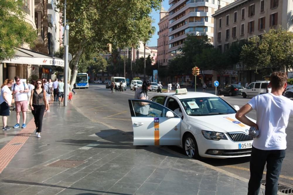 Huelga de taxis en Mallorca