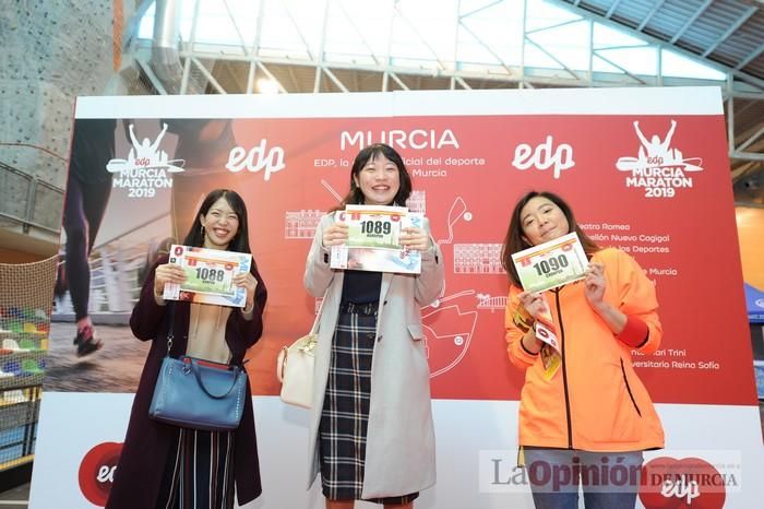 Entrega de dorsales de la Maratón de Murcia