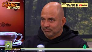 Juan Eduardo Esnáider durante la entrevista con Josep Pedrerol.