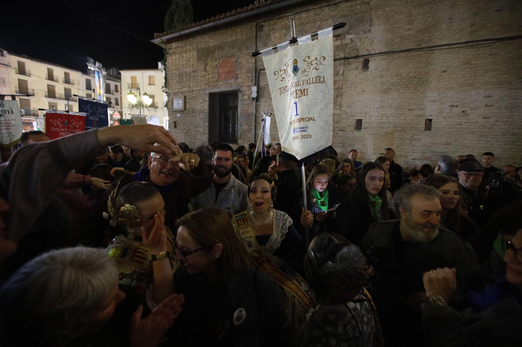 Todas las fotos de la entrega de premios falleros de Gandia