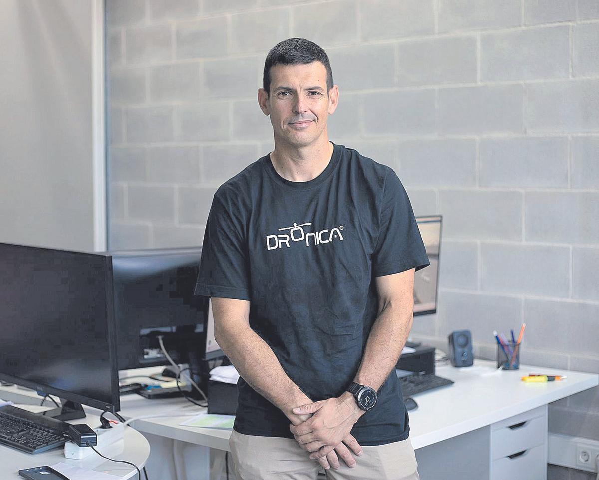 Antonio Saura Campos, cofundador de la empresa, fotografiado este sábado en Cartagena.