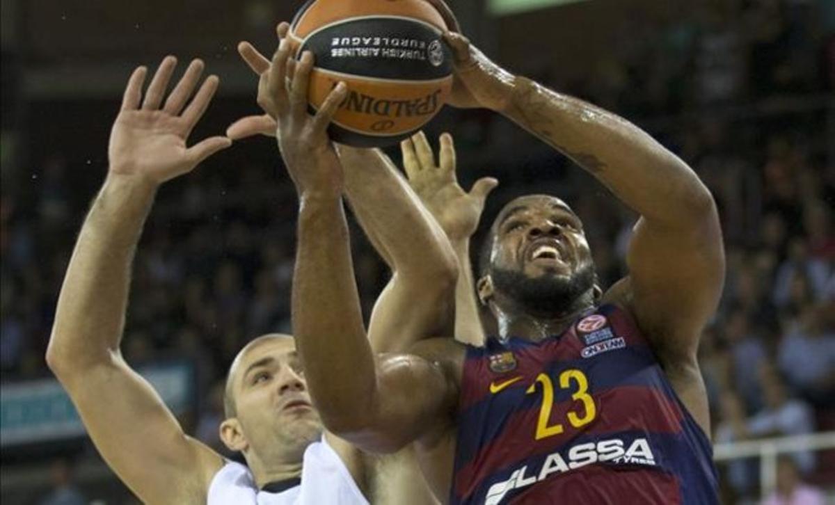 El blaugrana Samuels ha anotat 8 punts.