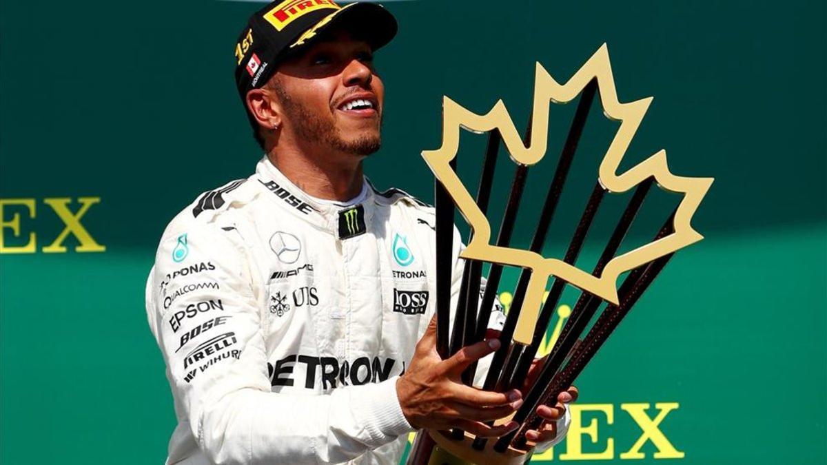 Hamilton suma seis triunfos en Canadá, el último en 2017