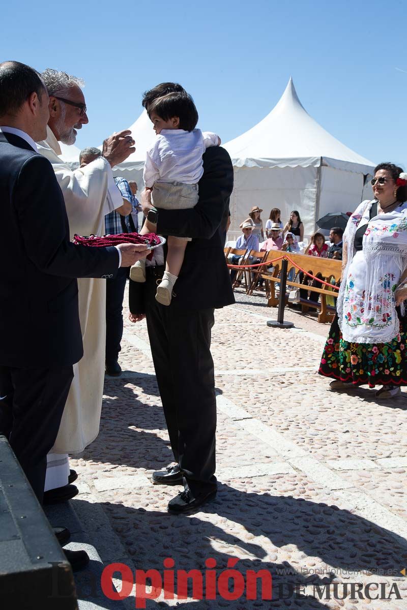 Imposición de nuevos hermanos cofrades de la Vera Cruz de Caravaca