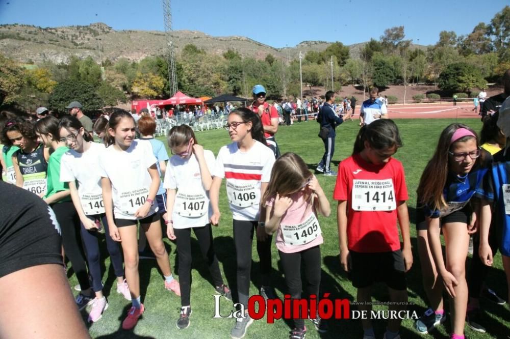 Final Cross Escolar de Lorca. Alevín femenino