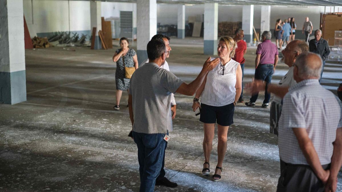 Visita de Juan José Martínez, concejal de Patrimonio, al barrio de Las Moraditas