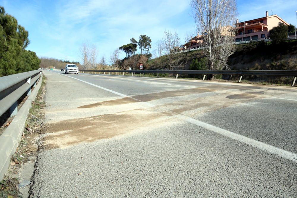 Accident de trànsit mortal a Hostalric