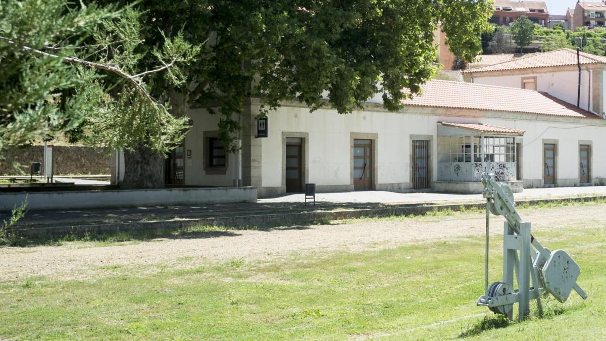 Sede del albergue de peregrinos en Benavente, en la antigua estación de tren.