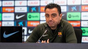 Último entrenamiento de Xavi Hernández con el Barça.