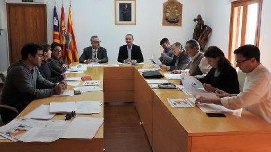 Un momento de la primera reunión oficial del CES en el Consell de Formentera.