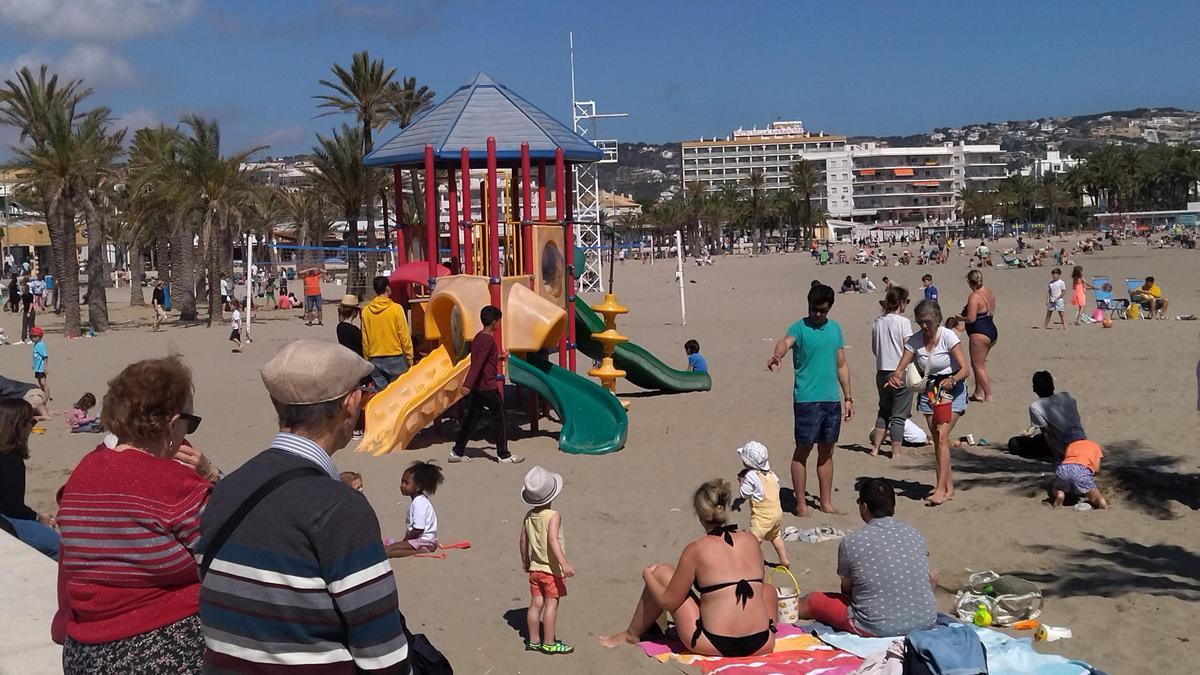 La playa del Arenal de Xàbia