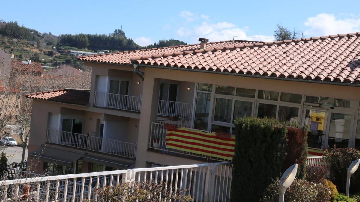 Fachada de la Residència de Sant Hilari Sacalm.