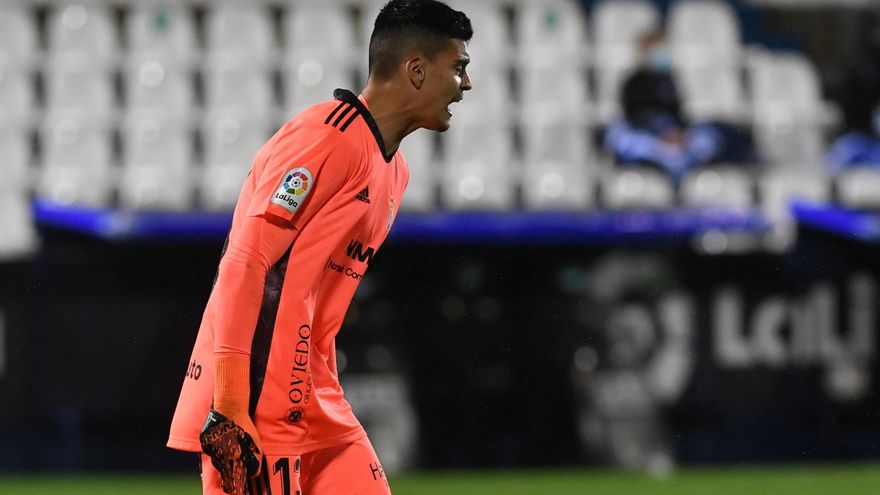 El once del Oviedo en Copa: Brazão, suplente