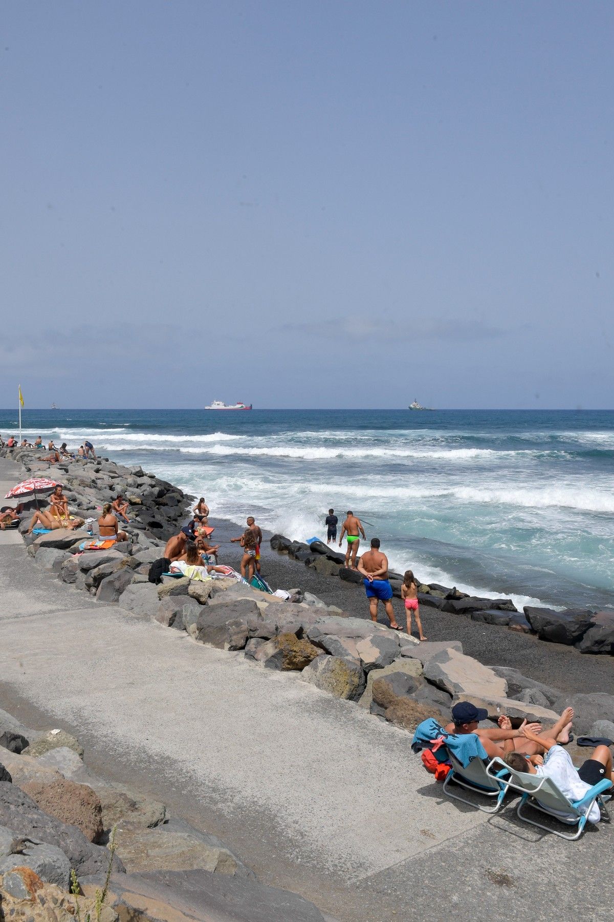 Domingo en playas de la capital grancanaria