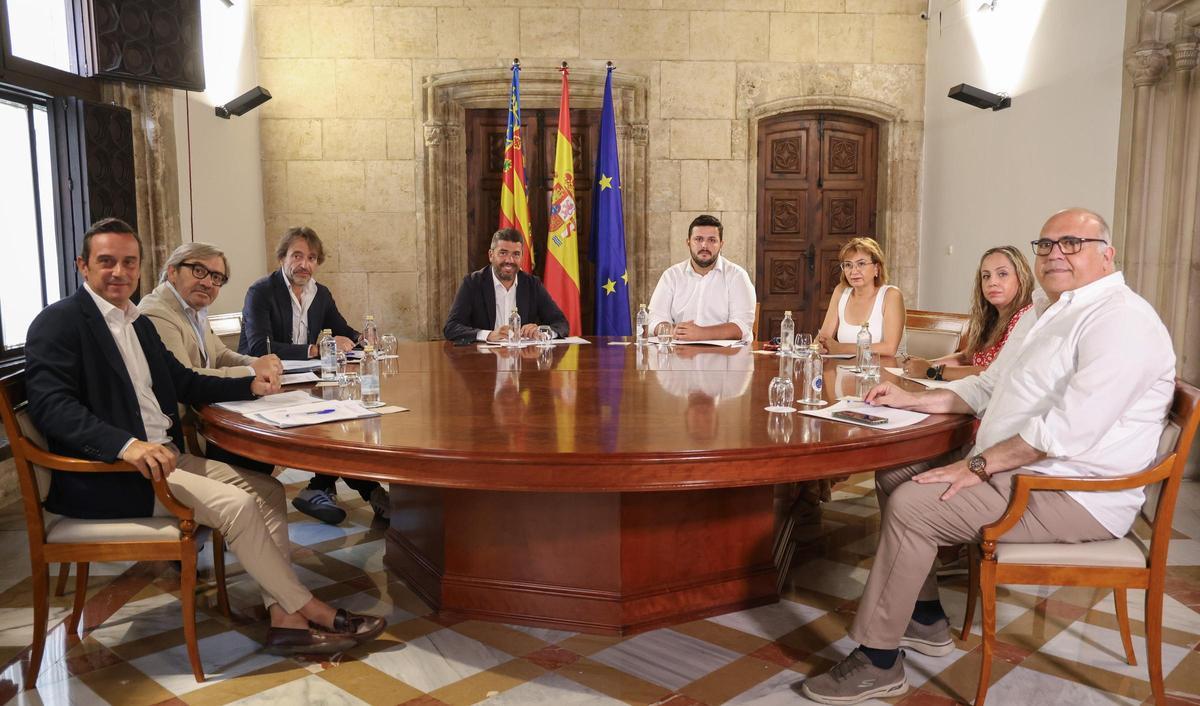 Reunión de trabajo entre Albal y la Generalitat.