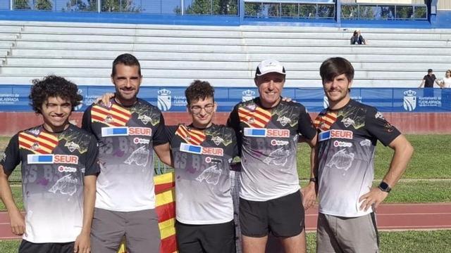 Los deportistas del Illes Balears XT en Fuenlabrada.