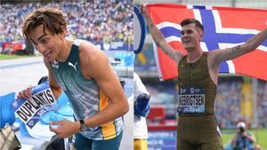 Armand Duplantis y Jakob Ingebrigtsen, dos grandes figuras