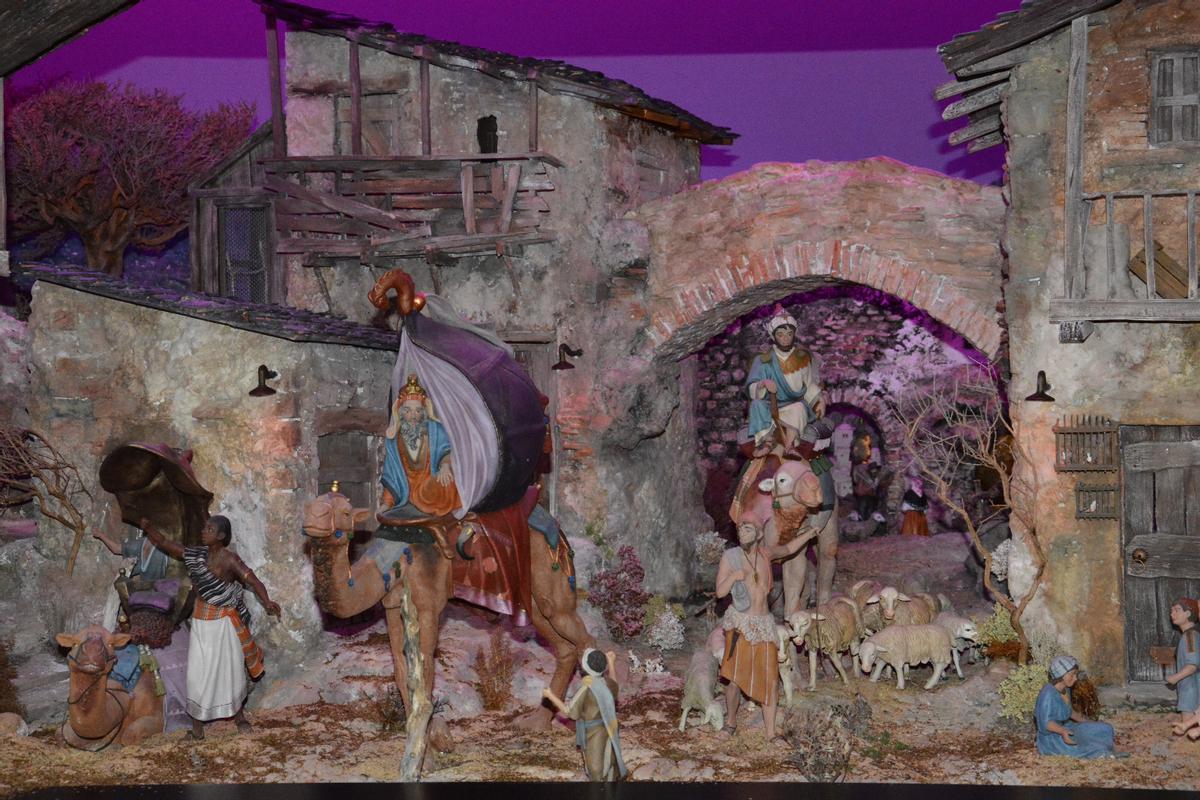 Detalle del belén de este año.