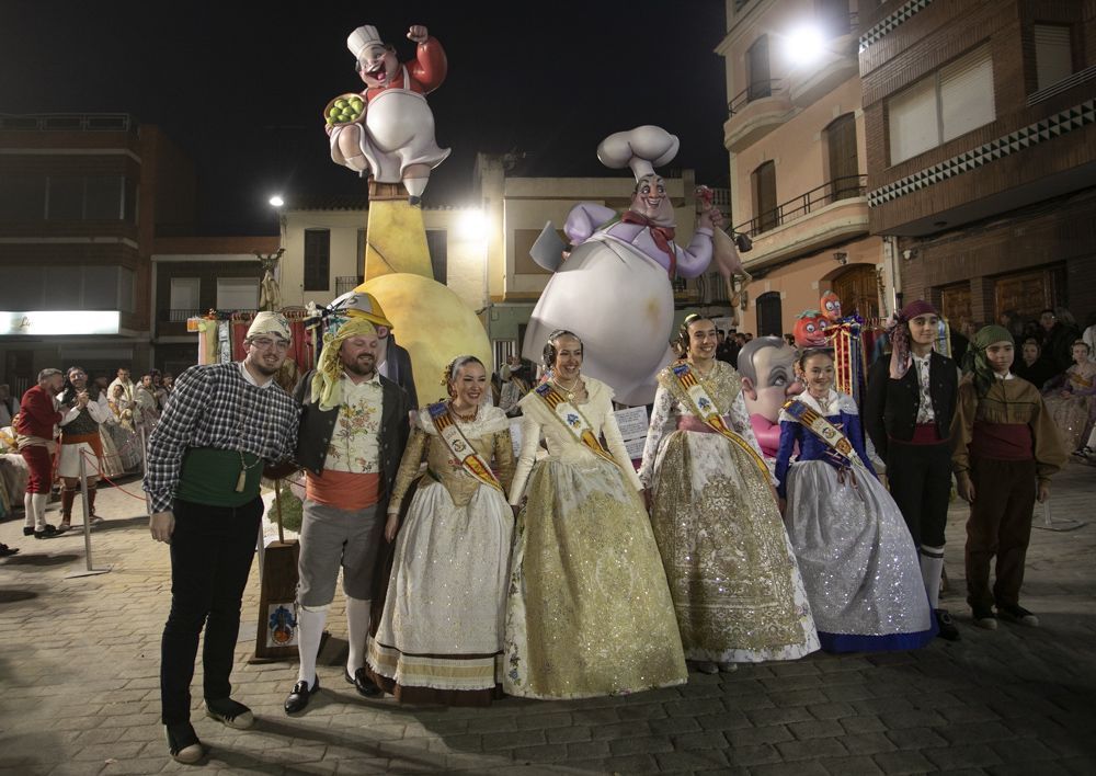 Las comisiones falleras de Sagunt visitan Faura y Gilet