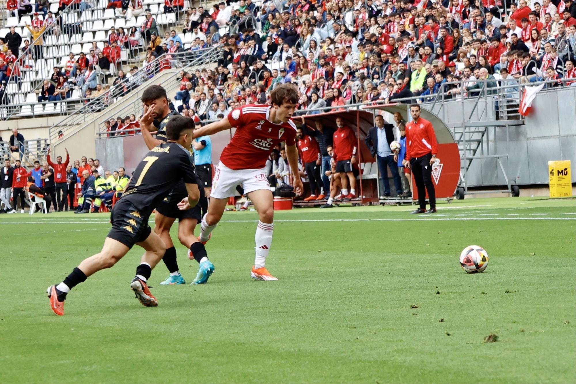 La victoria del Real Murcia contra el Ceuta, en imágenes