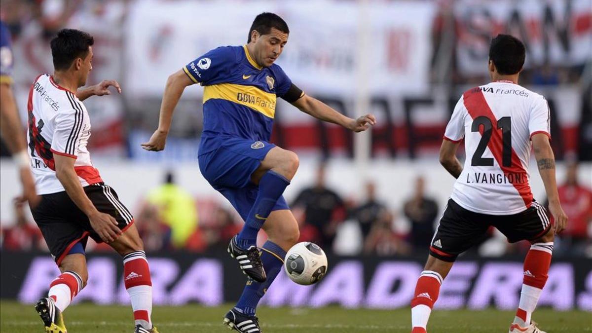 Juan Román Riquelme brindó declaraciones sobre la semifinal de la Copa Libertadores