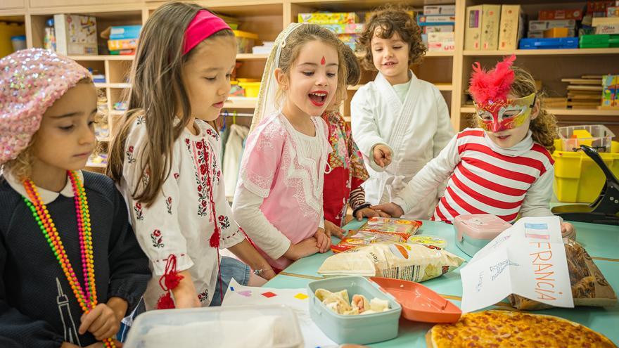 En el Colegio Luis Vives los niños disfrutan con multitud de actividades.