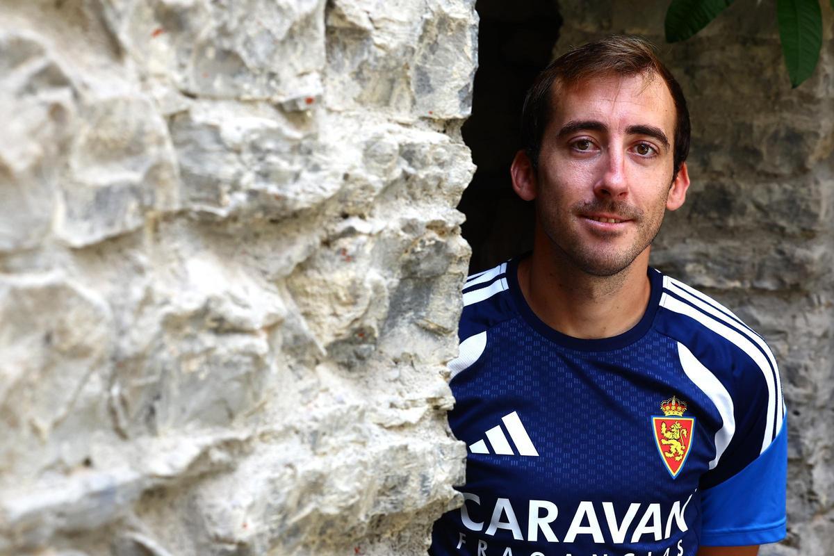 Rubén Díez posa para EL PERIÓDICO en las instalaciones del hotel Monasterio de Boltaña-