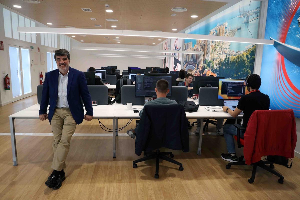 El director del Vodafone Innovation Hub de Málaga, Jesús Amores.