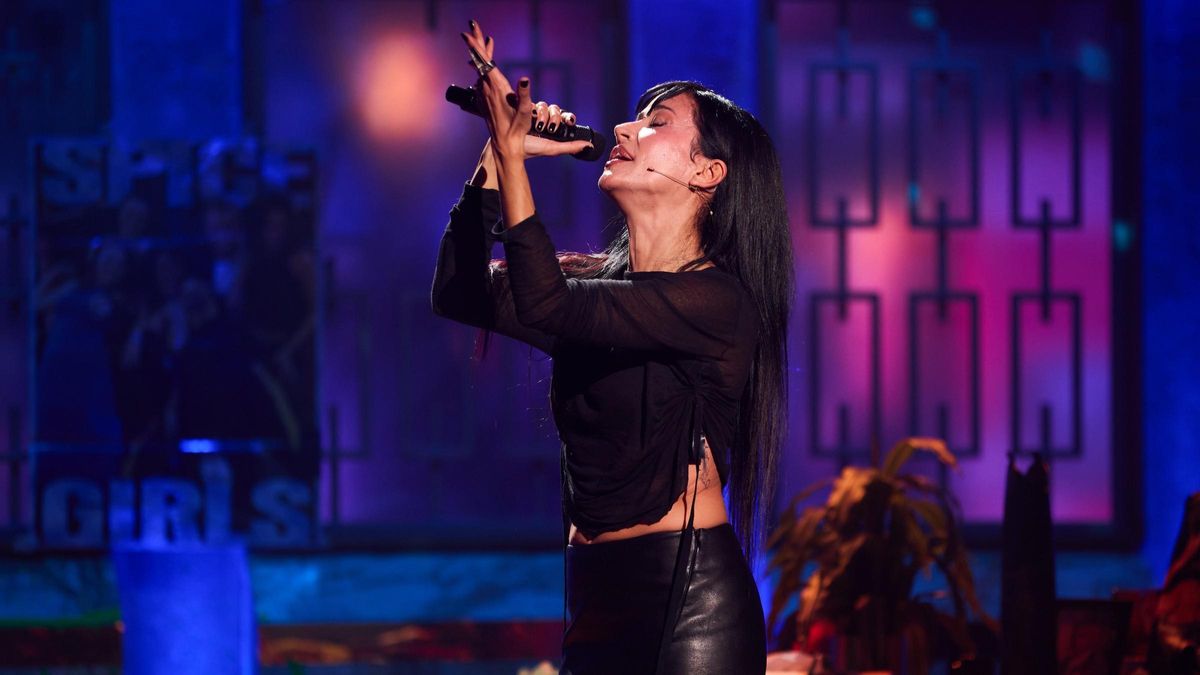 Ana Moura, cantante de fado portuguesa, en su actuación este miércoles en 'La Revuelta' de David Broncano