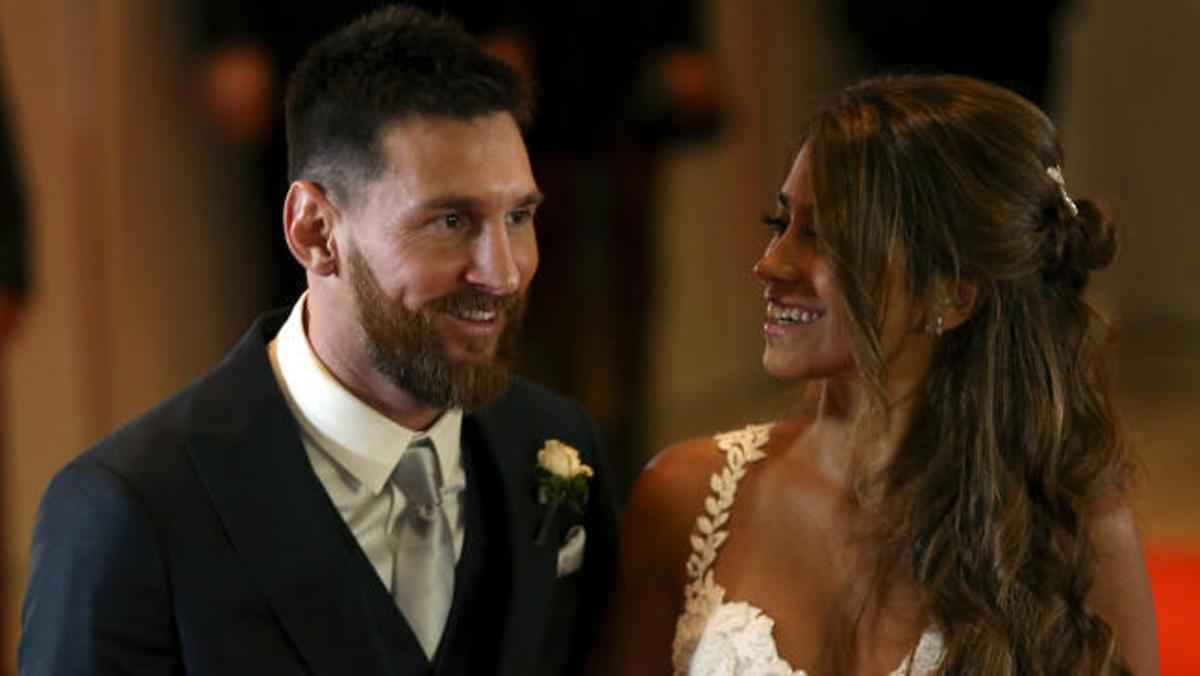 Leo Messi y Antonela Roccuzzo se dan el 'sí, quiero'